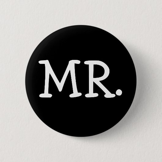 Badge Rond 5 Cm M. Married (Devant)