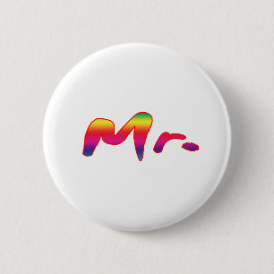 Badge Rond 5 Cm M. Monsieur Button