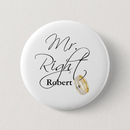 Badge Rond 5 Cm M. Right (Devant)