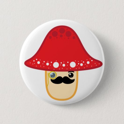 Badge Rond 5 Cm M. shroom (Devant)