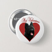 Badge Rond 5 Cm Ma Bride Valentine (Devant & derrière)