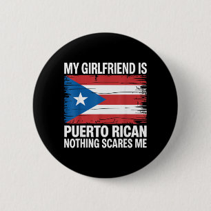Badge Rond 5 Cm Ma copine est de Porto Rico Nothing Es Me