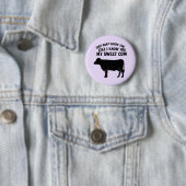 Badge Rond 5 Cm Ma Douce Vache (En situation)