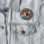 Badge Rond 5 Cm Ma petite Faucheuse (En situation)