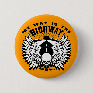 Badge Rond 5 Cm Ma route de manière