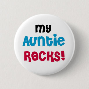 Badge Rond 5 Cm Ma tante Rocks