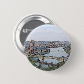 Badge Rond 5 Cm Ma ville (Devant & derrière)