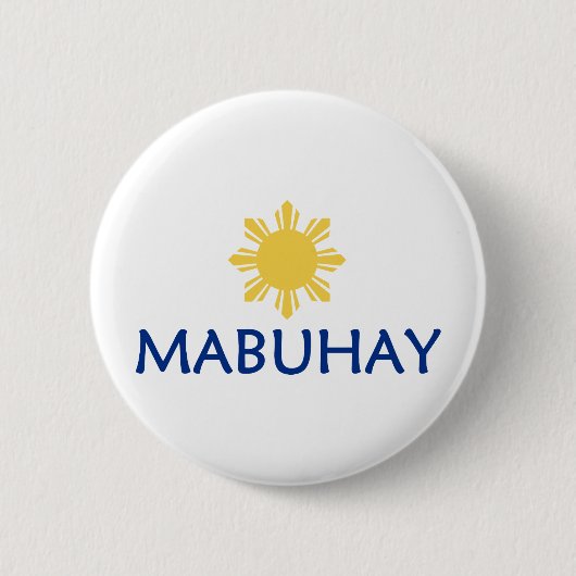 Badge Rond 5 Cm Mabuhay (Devant)