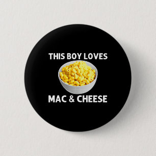 Badge Rond 5 Cm Mac And Cheese Cool Pour Garçons Enfants Macaroni