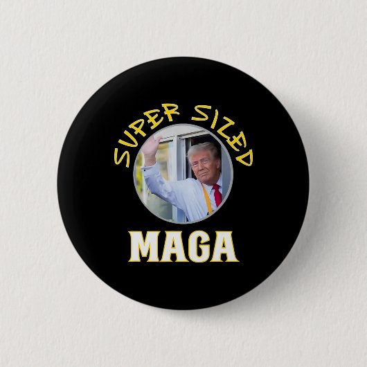 Badge Rond 5 Cm Mac Daddy Trump Vance 2024 fait des frites (Devant)