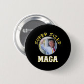 Badge Rond 5 Cm Mac Daddy Trump Vance 2024 fait des frites (Devant & derrière)