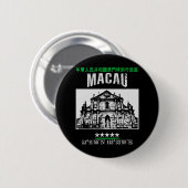 Badge Rond 5 Cm Macao (Devant & derrière)