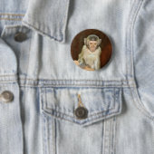 Badge Rond 5 Cm macaque (En situation)