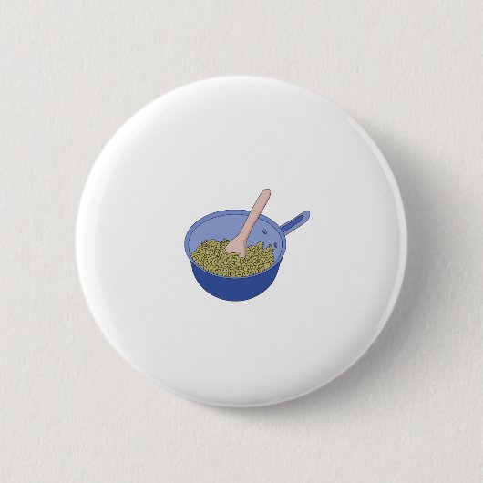 Badge Rond 5 Cm Macaroni WAP dans un pot (Devant)