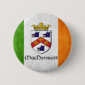 Badge Rond 5 Cm MacDermott irlandais (Devant)