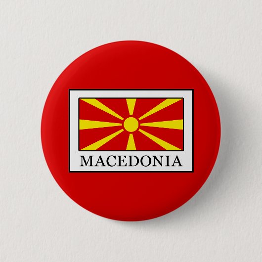 Badge Rond 5 Cm Macédoine (Devant)