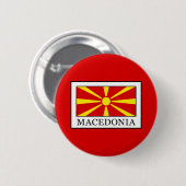 Badge Rond 5 Cm Macédoine (Devant & derrière)