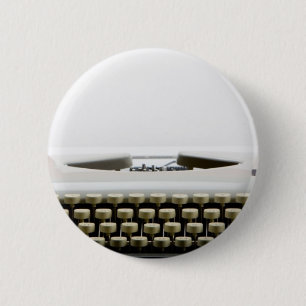 Badge Rond 5 Cm Machine à écrire