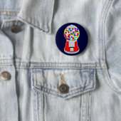 Badge Rond 5 Cm Machine de Gumball (En situation)