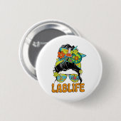 Badge Rond 5 Cm Machine De Mystère Des Femmes De Diagnostics Lab W (Devant & derrière)