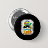 Badge Rond 5 Cm Machine De Mystère Des Femmes De Diagnostics Lab W (Devant & derrière)