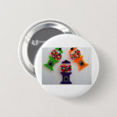 Badge Rond 5 Cm Machines de Gumball (Devant & derrière)