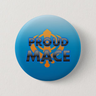 Badge Rond 5 Cm Macis fier, fierté de macis