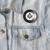 Badge Rond 5 Cm Maçonnique, franc-maçon, maçons (En situation)