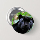 Badge Rond 5 Cm Macro Black Panther (Devant & derrière)