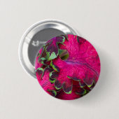 Badge Rond 5 Cm Macro Coleus (Devant & derrière)