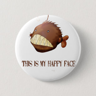 Badge Rond 5 Cm Madame Angler