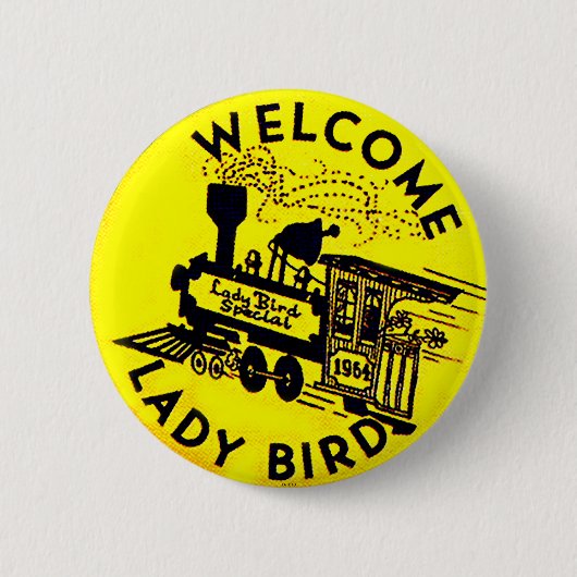 Badge Rond 5 Cm Madame Bird - bouton (Devant)