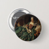 Badge Rond 5 Cm Madame de Pompadour (Devant & derrière)