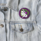 Badge Rond 5 Cm Madame de serpent (En situation)