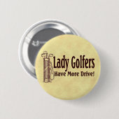 Badge Rond 5 Cm Madame Golfers (Devant & derrière)
