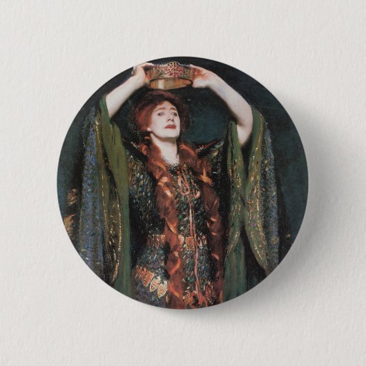 Badge Rond 5 Cm Madame Macbeth (Devant)