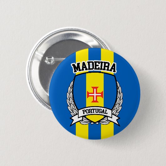 Badge Rond 5 Cm Madère (Devant & derrière)