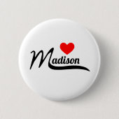 Badge Rond 5 Cm Madison (Devant)