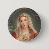 Badge Rond 5 Cm Madonna (Devant)