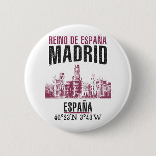 Badge Rond 5 Cm Madrid