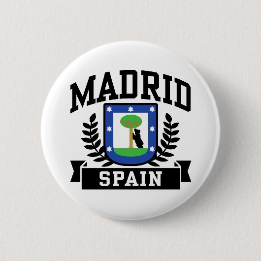 Badge Rond 5 Cm Madrid (Devant)