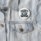 Badge Rond 5 Cm Madrid (En situation)
