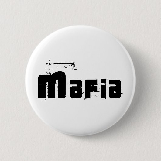 Badge Rond 5 Cm Mafia (Devant)