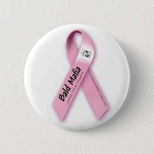 Badge Rond 5 Cm Mafia Bald - Rejoignez La Lutte ! Pin (Devant)