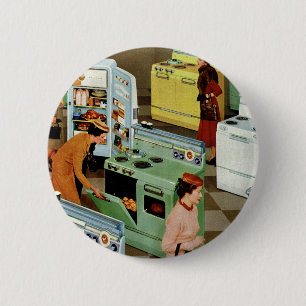 Badge Rond 5 Cm Magasin d'exposition de l'appliance vintage Commer