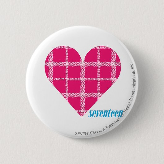 Badge Rond 5 Cm Magenta 2 de plaid (Devant)