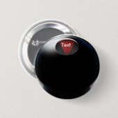 Badge Rond 5 Cm Magic 8 Ball ( Ajouter Votre Réponse) (Devant & derrière)
