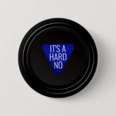 Badge Rond 5 Cm Magic 8-ball : "C'est un NON dur !" (Devant)