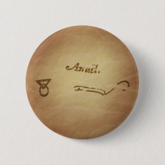 Badge Rond 5 Cm Magic Seal Angel Anael Protection Charmes magiques