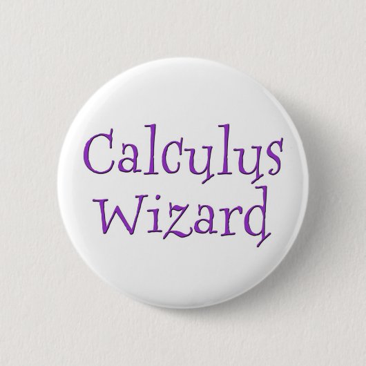 Badge Rond 5 Cm Magicien de calcul (Devant)